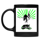 Кружка цветная UV-DTF