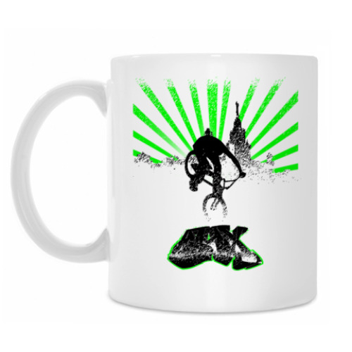 Кружка с принтом Sun BMX