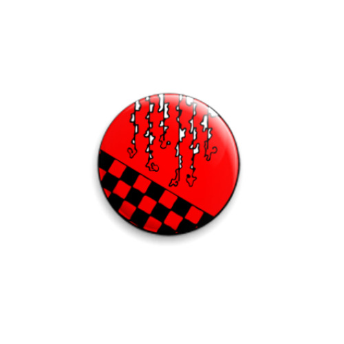 Значок 25мм с принтом Ink9