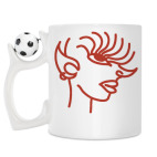 Кружка с футбольным мячиком