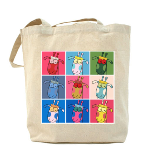 Сумка шоппер Жирафы Уорхола