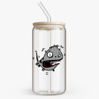 Банка с бамбуковой крышкой