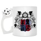Кружка с футбольным мячиком