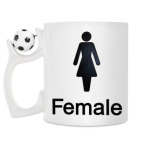 Кружка с футбольным мячиком