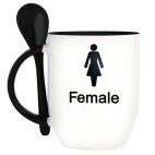 Кружка с ложкой