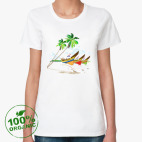 Женская футболка органик