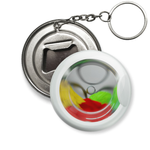 Брелок-открывашка с принтом Стирка