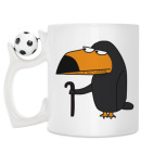 Кружка с футбольным мячиком