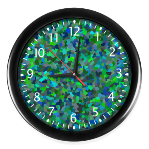 Настенные часы с принтом Пятнышки