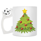 Кружка с футбольным мячиком