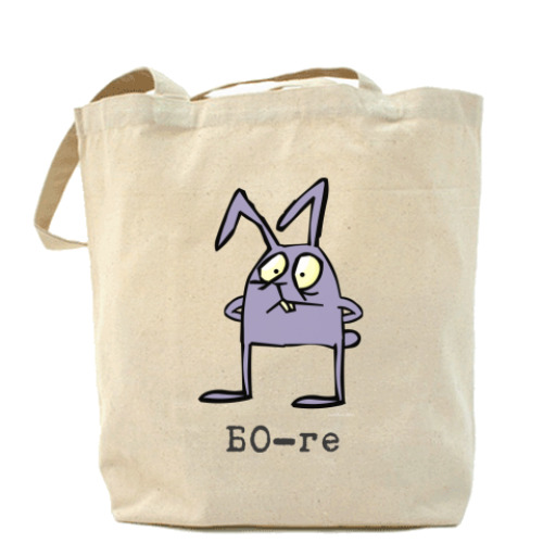 Сумка шоппер с принтом МешБо