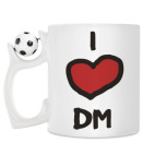 Кружка с футбольным мячиком