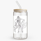 Банка с бамбуковой крышкой