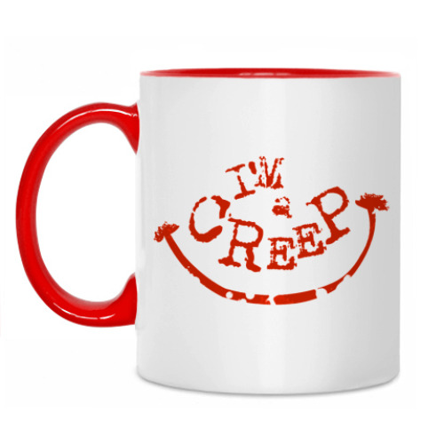 Кружка с принтом Creep