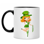 Кружка двухцветная