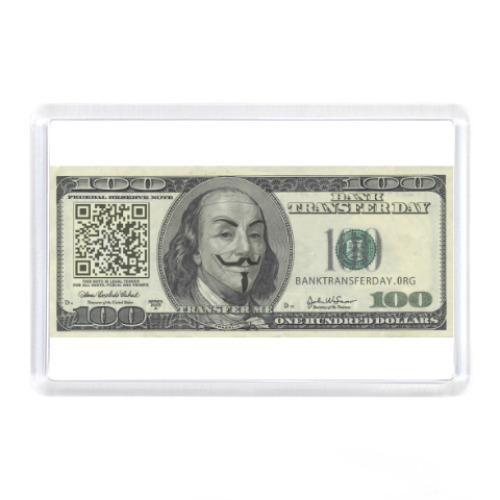 Магнит Guy Dollar Fawkes