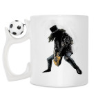 Кружка с футбольным мячиком