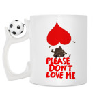 Кружка с футбольным мячиком