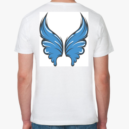 Футболка из органик-хлопка с принтом КРЫЛЬЯ