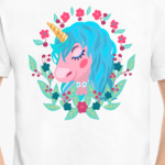 Милый мультяшный очаровательный единорог