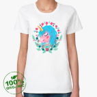 Женская футболка органик