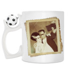 Кружка с футбольным мячиком