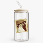 Банка с бамбуковой крышкой