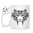 Кружка с футбольным мячиком