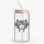 Банка с бамбуковой крышкой