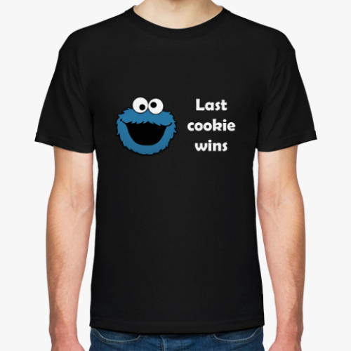 Футболка с принтом Cookie monster / монстр Печенька
