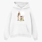 Толстовка худи оверсайз