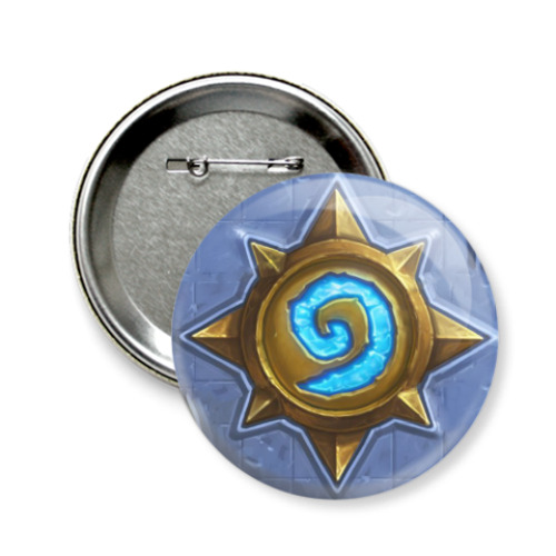 Значок 58мм с принтом HearthStone