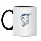 Кружка двухцветная