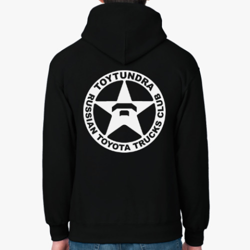 Толстовка худи с принтом TOYTUNDRA