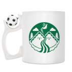 Кружка с футбольным мячиком