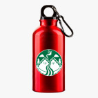 Металлическая бутылка 400 мл UV-DTF