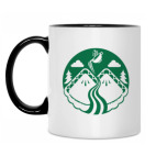 Кружка двухцветная