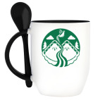 Кружка с ложкой