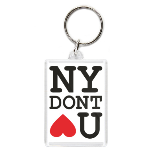 Брелок с принтом NEW YORK