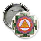 Значок 75 мм Ганеша Янтра