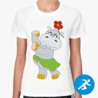 Женская спортивная футболка