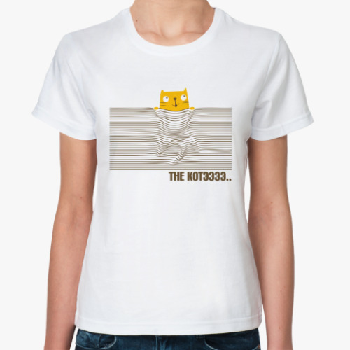 Классическая футболка с принтом  ' The Котэ'