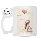 Кружка с футбольным мячиком