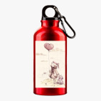 Металлическая бутылка 400 мл UV-DTF