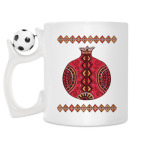 Кружка с футбольным мячиком
