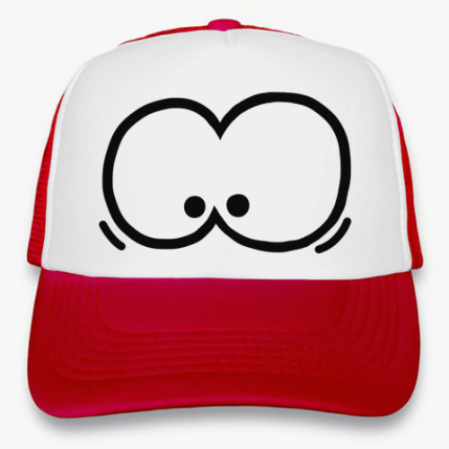 Кепка-тракер с принтом Глаза