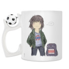 Кружка с футбольным мячиком