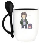 Кружка с ложкой