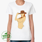 Женская футболка органик