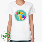 Женская футболка органик